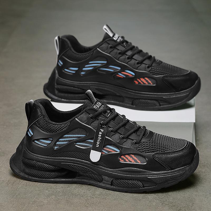 New summer breathable mesh casual board shoes heightening soft-soled sports little white tide shoes