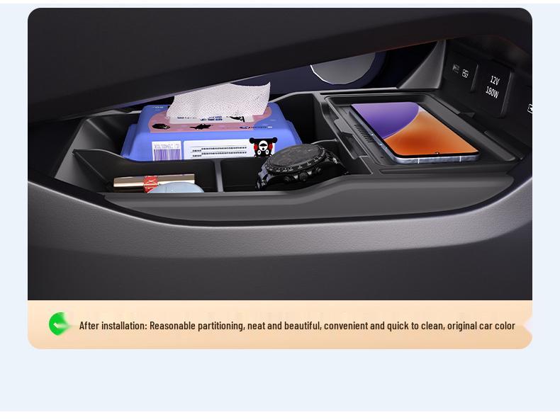 Geely Xingrui Silicone Dustproof Storage Box for Center Console, 25-Slot