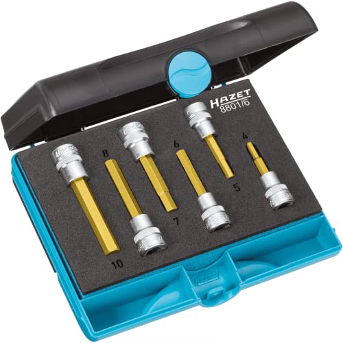 

Hazet 8801/6 Hexagon 3/8 6Piece Screwdriver Socket Set