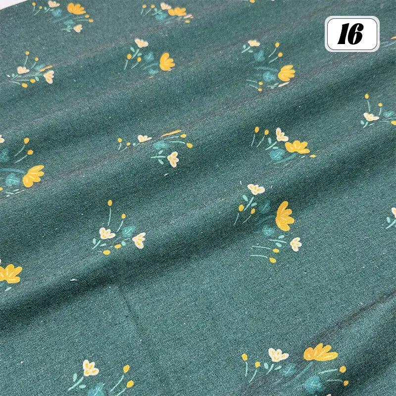 Bomull Linne Tyg Kinesisk Stil Retro Tryckt Klänning Hanfu Sömnad Hantverk DIY Cheongsam Klänning Hanfu Sömnadstyg Kläder Försörjning