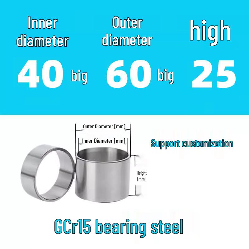 Steel Shaft Sleeve: Inner Diameter 30, Outer Spacer 48/50, Wear-Resistant for Removal and Guide Applications (Inner 35/37/38).