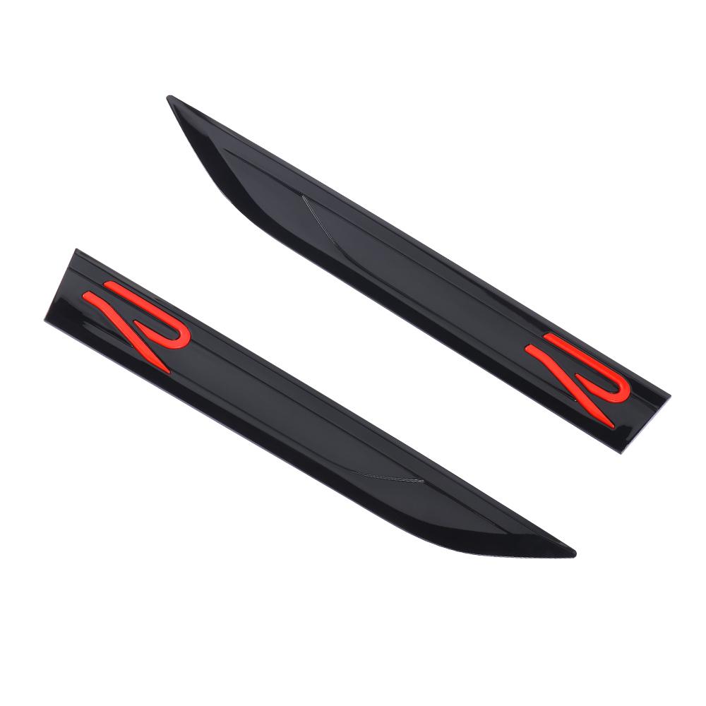 Golf 3 4 MK3 MK4 2026 Hot For VW VOLKSWAGEN 2Pcs 3D ABS R Styling Car Fender Emblem Side Body Sticker For Volkswagen Golf 4 Mk5 