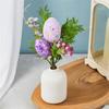 Sophisticated Easters Foam Eggs Bouquet Decoration Bright Color Suitable for Holiday Atmosphere Home Party Display