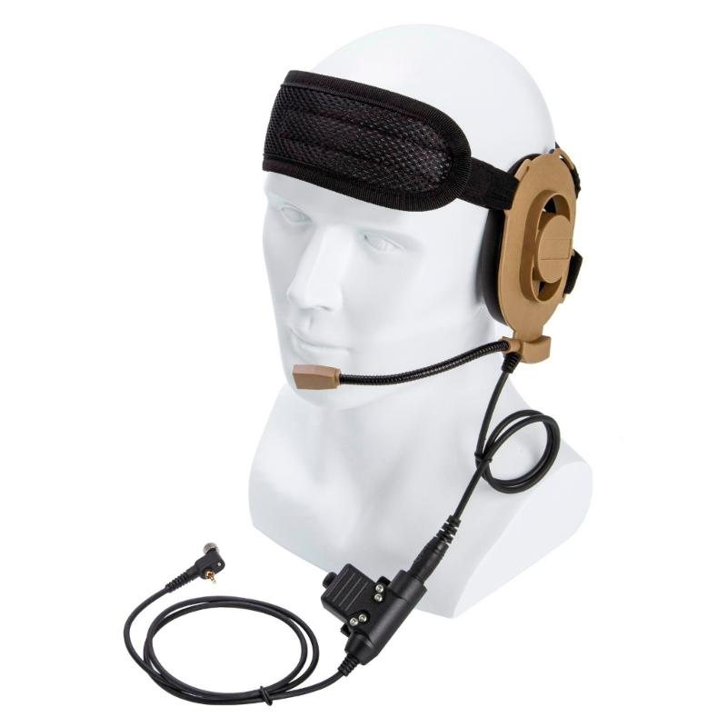 Tactical Headset With High Sensitivity Microphone&MTP850 U94 PTT for HT1000 JT1000 MT2000 MTS2000 MTX8000 MTX838 MTX9000