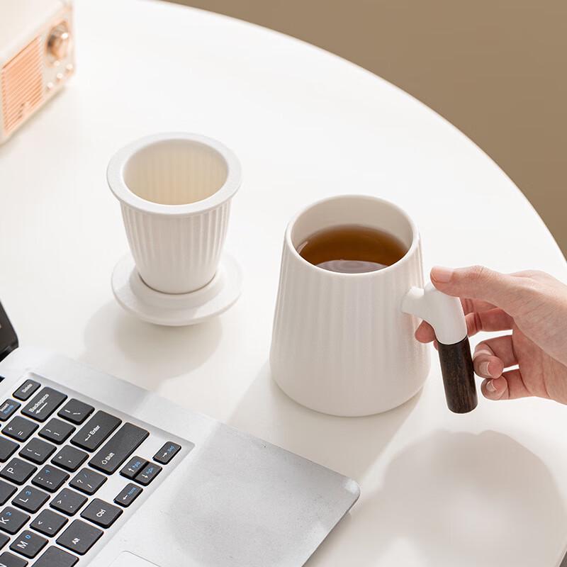 Junsventeen SW Ceramic Tea Infuser Office Mug