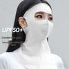 Women's Full Face UV Protection Ice Silk Mask and Neck Guard