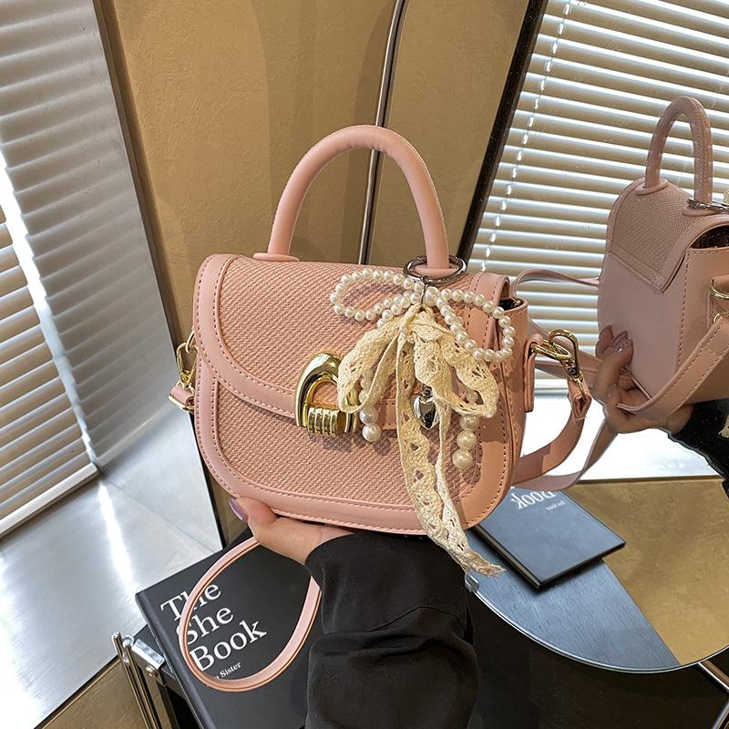 

Женская модная универсальная сумка-мессенджер через плечо для通勤 No pendant розовый