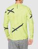 Mizuno Dry Aeroflow Training Wear, Long Sleeve T-Shirt, Synergy Design, Player-Linked Print, Highly Breathable, Sports, 32MA2031, Neolime, XL