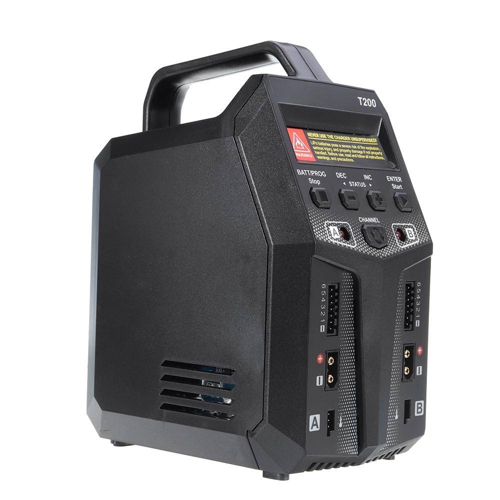 New High Quality SKYRC T200 2X100W 12A AC/DC DUAL Battery Balance Charger for 1-6S Lipo/LiHV/LiFe/LiIon Battery Replacement Parts