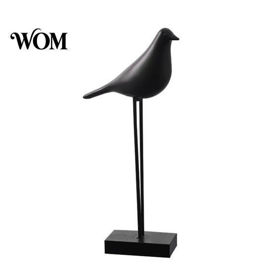 Sophisticated Bedside Table Ornaments Black & White Bird Figurine, Minimalist Modern Art Sculpture for TV Decorative Figurines Shelves Cabinet