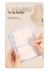 M5 Transparent Twill Loose-Leaf Binder Diary with Removable Five-Hole Strap