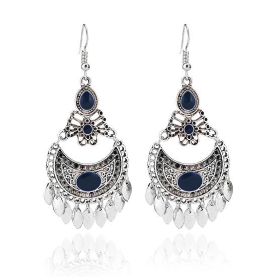 Fashion Women Dangle Hollow Charm Hook Earrings Wedding Jewelry Gift Bohemia