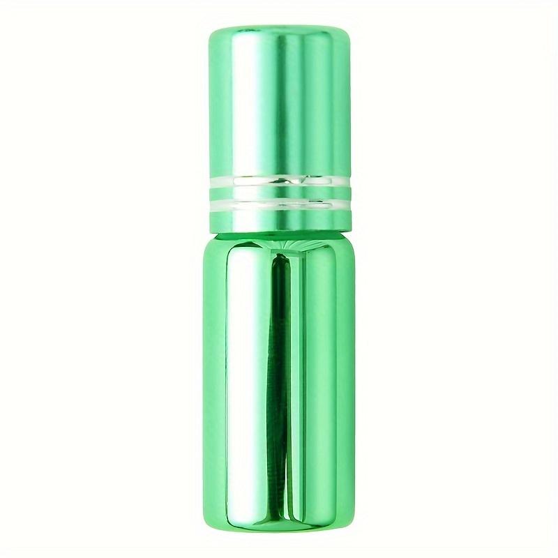 5ml Bright colors Refillable Glass Essential Oil Roller Bottles With Metal Roller Ball for Fragrance Perfume