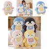 Cute Penguin Cub Plush Toy Fluffy Stuffed Animal For Valentine's Day Gift Best Friend Gift And Sister