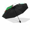 1pc Hello Kitty Christmas Tree Decoration with Automatic Opening/Closing Umbrella, Portable Three-Fold Design, 8-Bone Iron Frame Outdoor Umbrella, Fes