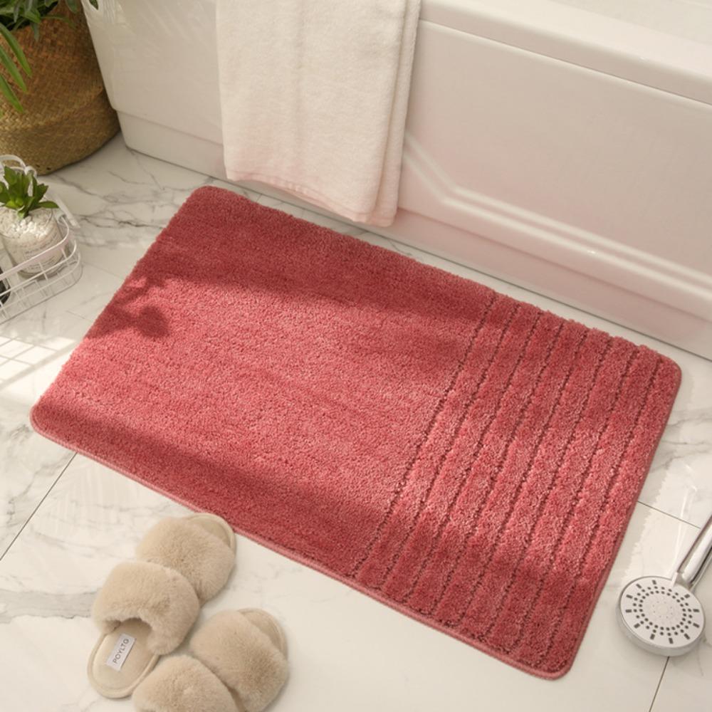 Sponge Bathroom Cashmere Thickening Mat Bath Non-slip Carpets In Wash Basin Bathtub  Floor Rug Shower Room Doormat Memory Foam 3D Pad