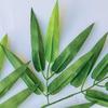 20pcs/lot Durable Simulation Home Decorations Bamboo Leaf Branches Plant Leaves Silk Cloth