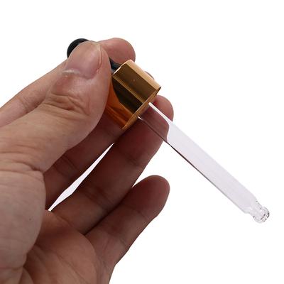 Glazen druppelaar Essentiële oliën Oogdruppels Druppelaars voor 30 ml druppelflessen