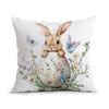 Easter Bunny Easter Eggs Pillowcase Printed Polyester 40/45/50Cm Throw Pillowcover Decorative Sofa Cushion Pillowslip Home Decor