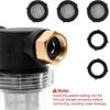 High-Pressure Pre-Filter 3/4 Inch Garden Hose Mesh Filter
