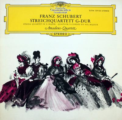 LP Record FRANZ SCHUBERT AMADEUSQUARTETT Streichquartett Gdur SLPM139103 Deutsche Grammo 1966 Germany Classical Used