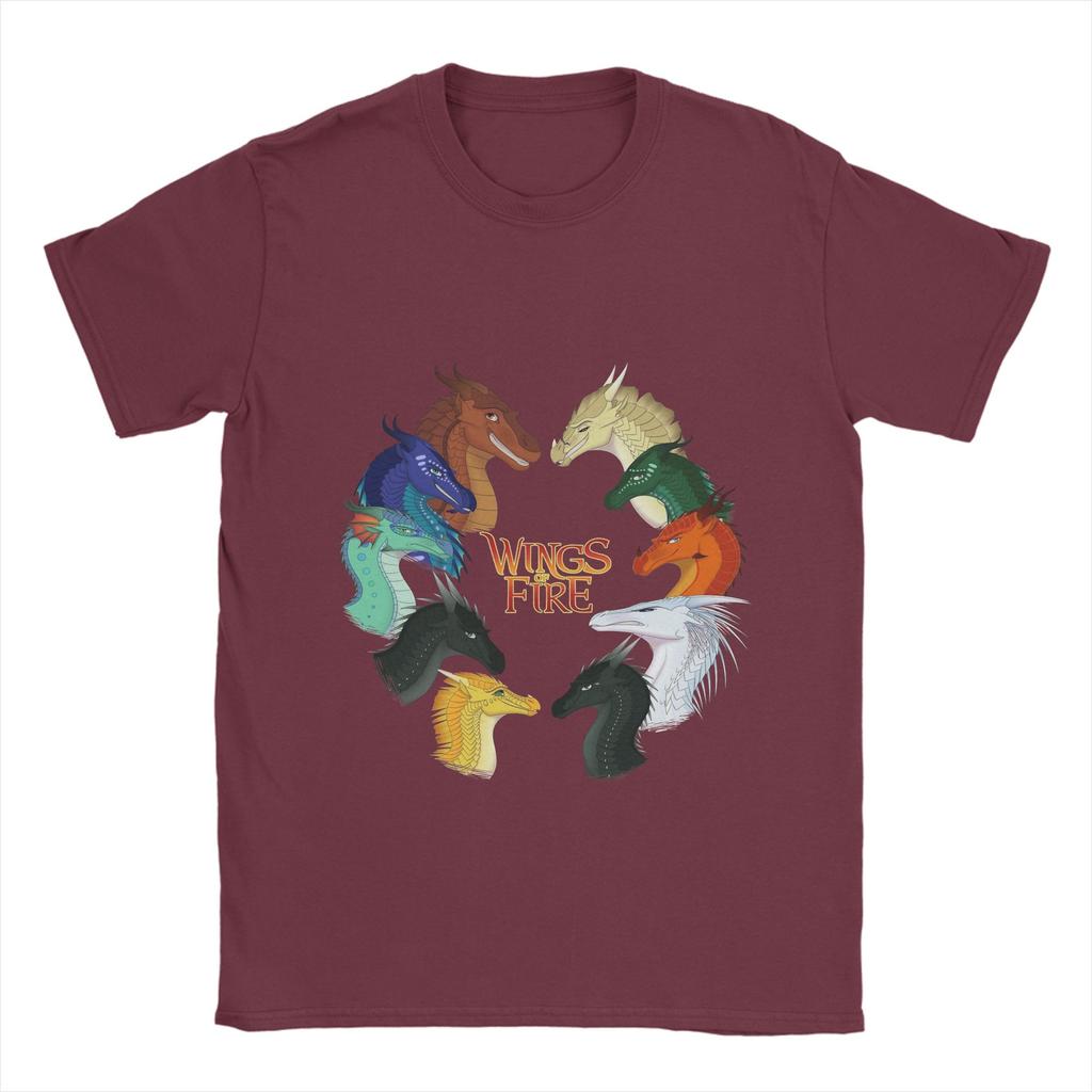 Wings of Fire T-Shirt for Men  Novelty Pure Cotton Tees Crewneck Short Sleeve T Shirt Summer Tops