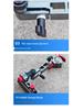 Universal Aluminum Alloy Double Rod Holder for Infinitely Adjustable Fishing Chair