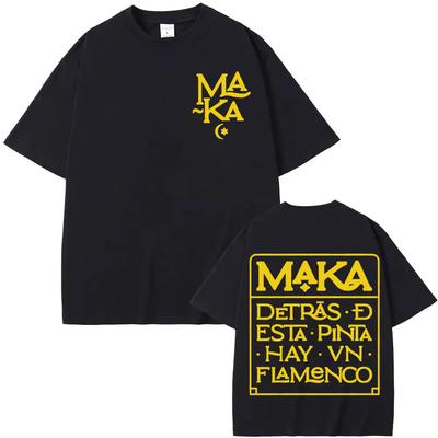 Rapper Maka Por Trás Desta Aparência Há Vn Flamenco Camisetas com Estampa Gráfica Homens Mulheres Moda Casual 100% Camisetas de Manga Curta#Cor