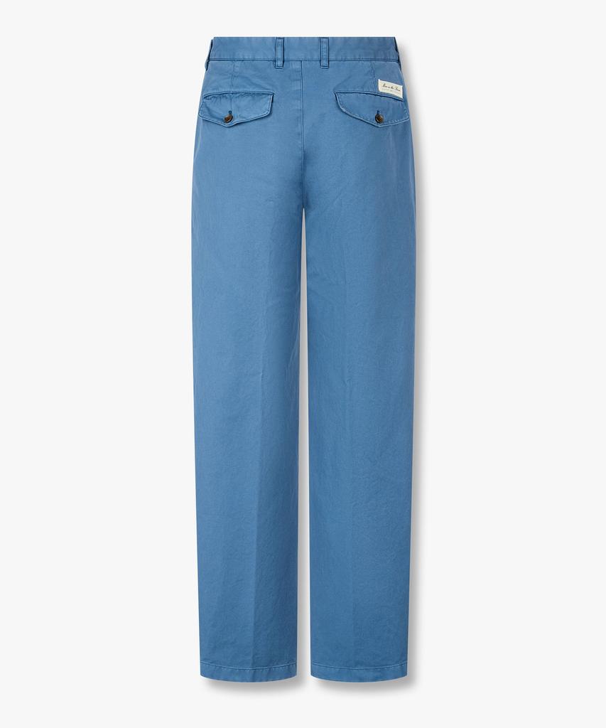 MAN ON THE BOON Washed Cotton Chino Pants_Blue 4716104007