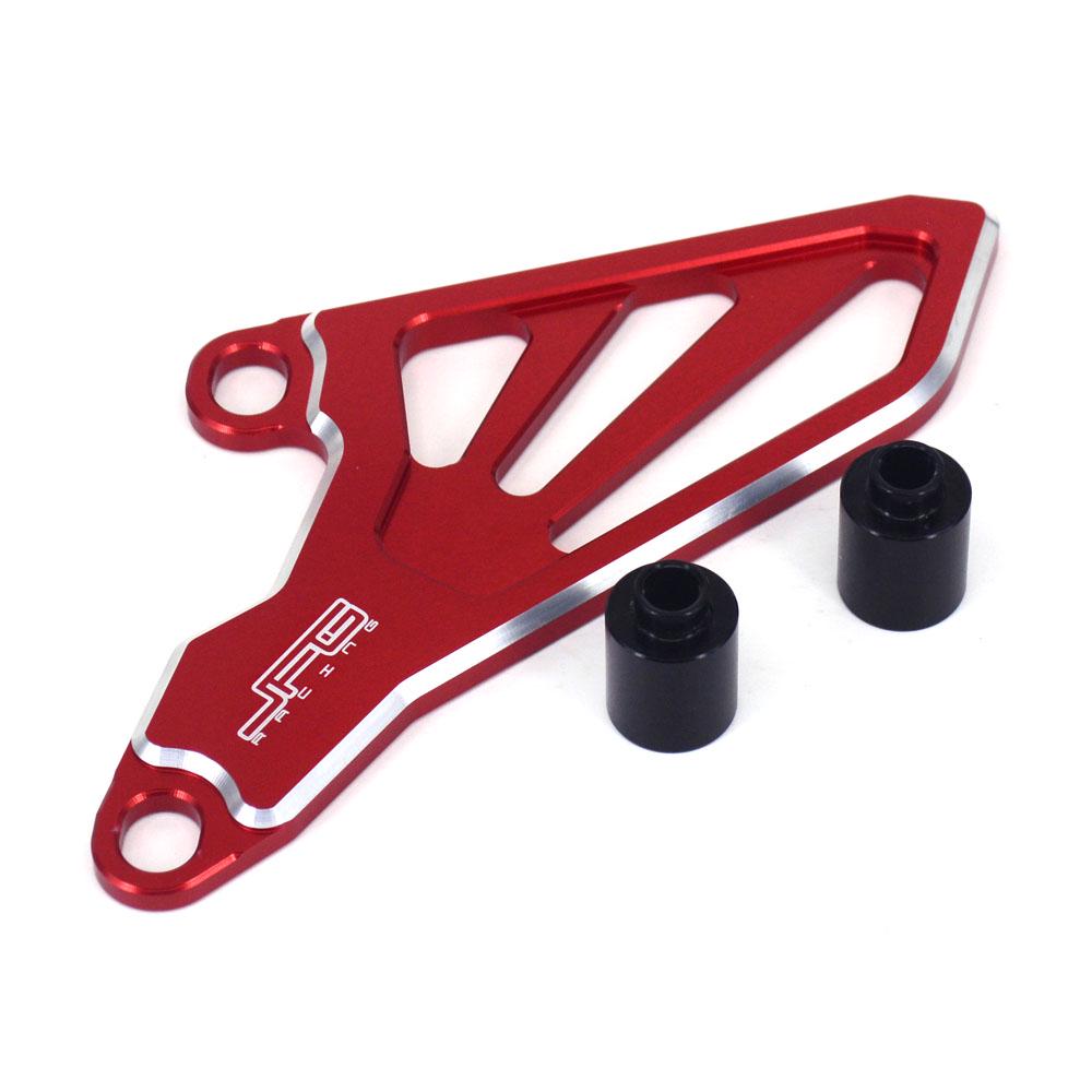

CNC Front Sprocket Cover Chain Protector Guard For HONDA CR250R CRF250R 250X CRF450R YAMAHA YZ125 YZ125X Motorcycles Accessories червоний