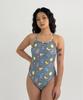 Seopeoseuko Fruits On Check Swimwear(