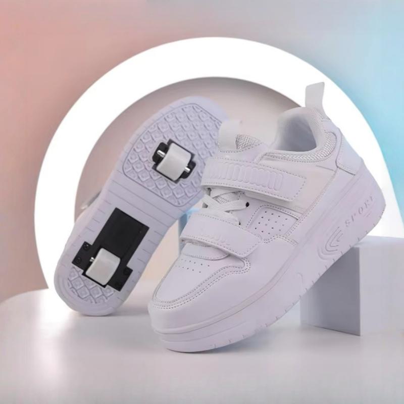 Boys and Girls Roller Skates Double Wheels Detachable Walking Roller Skating Dual-purpose Fashionable Outdoor Sports Shoes