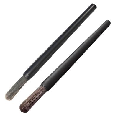 Coffee Grinder Brush, Cleaning Tool, Brush Cleaning Brush, Coffee Mill Brush, Easy To Clean, Set of 2 (Gray & Brown)