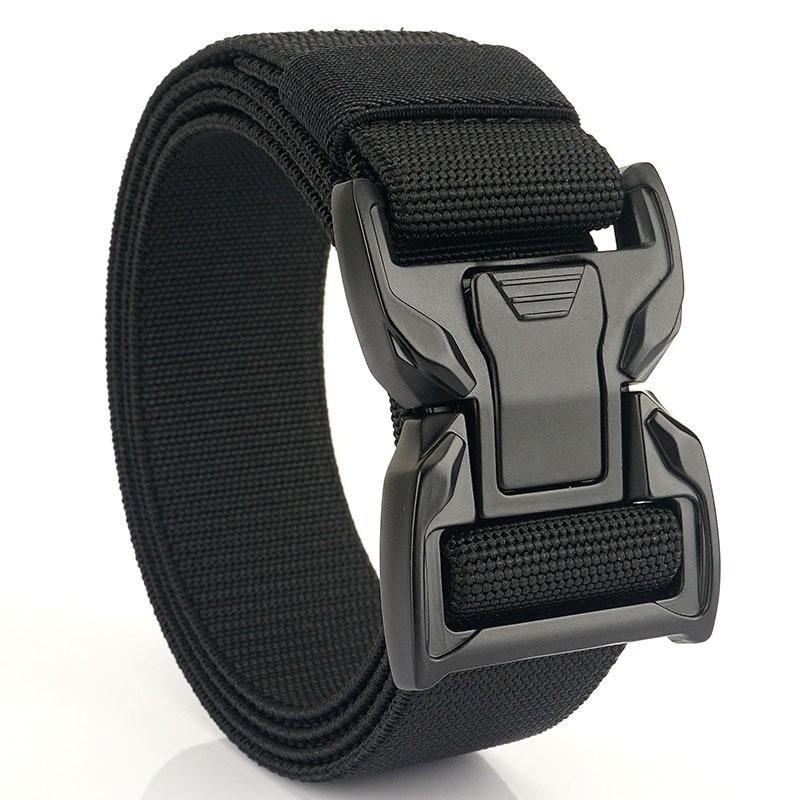 

Quick Release Buckle Nylon Belt Tooling Outdoor Training Pants Casual Men s 125cm