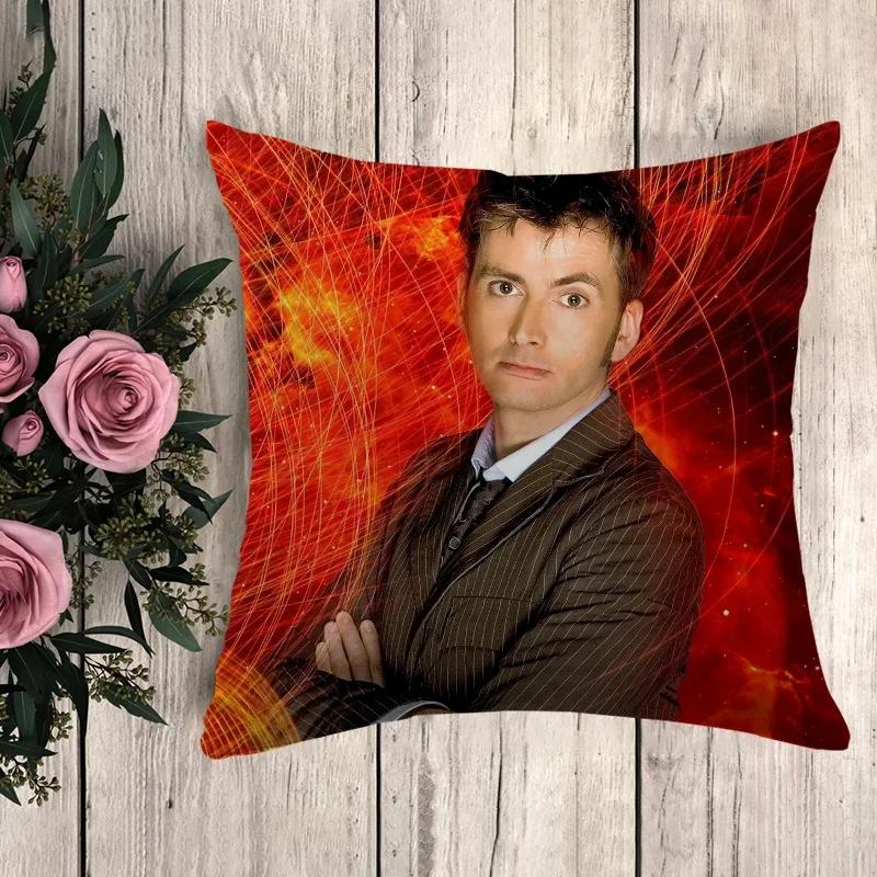 Anime Pillow David Tennant Cushion Cover X Decorative Pillowcases For Pillows X Pillowcase Car Decoration Fall Decor