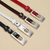 High-end Women's Belt Basic Versatile Commuting Belt Cowhide Leather Genuine Leather Thin Belt Women Chic Women's Belt