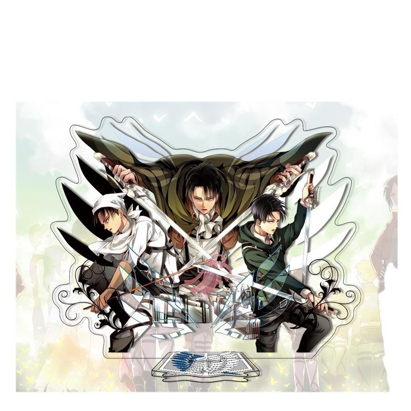 On Attack Titan Acrylic Stand 41-80 Anime Figure Custom Made Drop Shipping Distributor Merchandise For Kids Adults Children's Birthday Gift Holiday