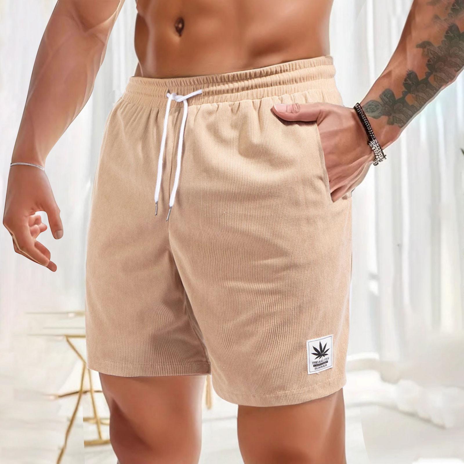 

Мужские шорты Модные повседневные брюки Спортивные шорты для тренировок по бегу XXL хаки