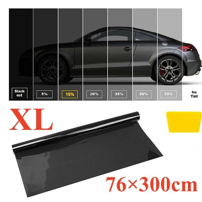 76cm×3m Tonēta automašīnas logu plēve VLT