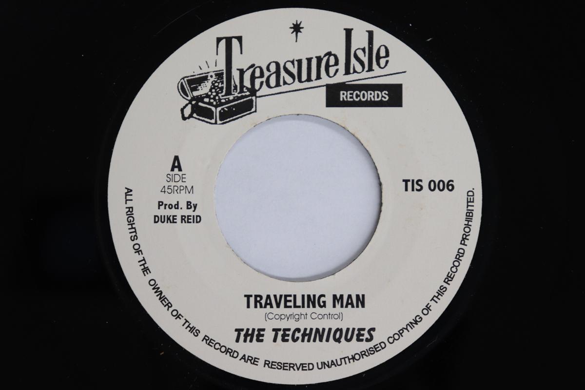 

7inch Record TECHNIQUES - Travelling Man / Love Is Not A Gamb TIS006 Treasure Isle UK Reggae, Ska & Dub Used