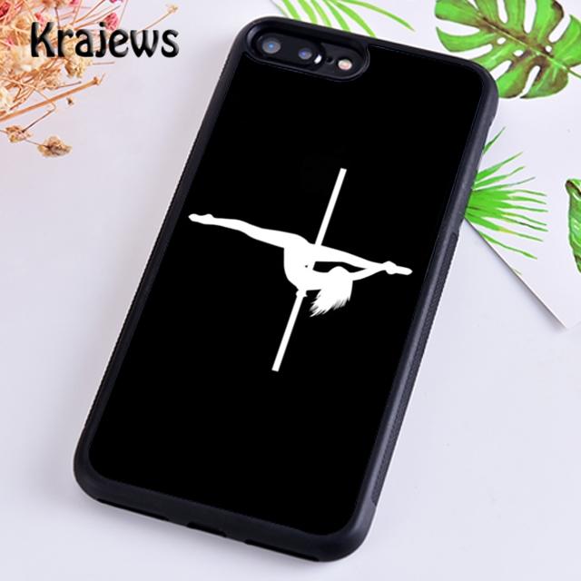 Krajews Pole Dance Tanzen Fitness Handyhülle Cover Für iPhone 14 5s 6s 7 8 plus X XR XS 11 12 13 pro max Samsung S21 S22 ultra
