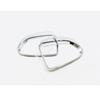 Car Stick Eyebrow Rear View Side Glass Mirror Trim Frame Rain Shield Sun Visor For Hyundai Santa Fe SantaFe   -2024