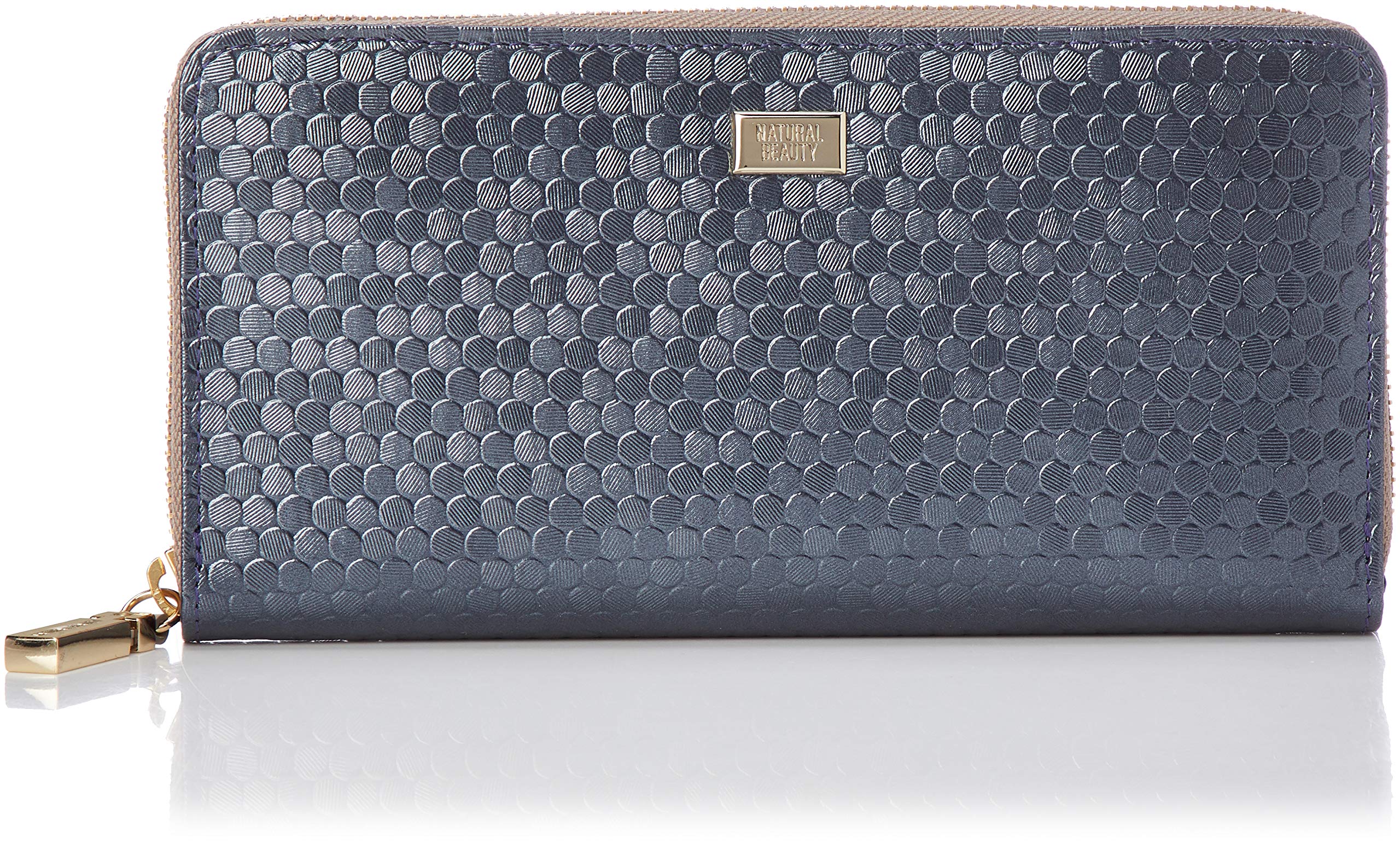 

Кошелек женский длинный темно-синий с блестящими точками Natural Beauty ,