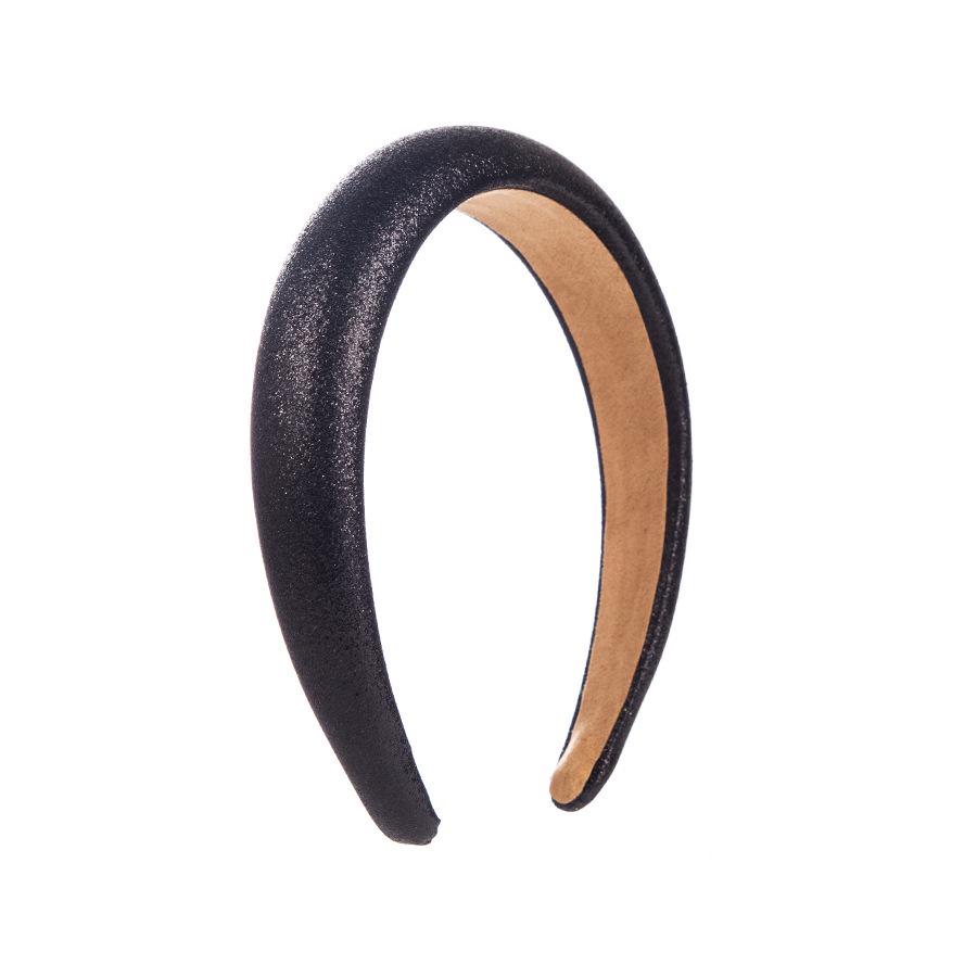 

Элегантная повязка на голову в корейском стиле с широкими полями и губчатой подкладкой для женщин чёрный