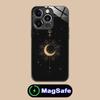Sun Moon Mobile Cell Phone Case for iPhone 17 16 15 14 13 12 11 Air Pro Max Plus Mini MagSafe Glass Colorful Cover Cover Luxury