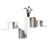 Irregular wavy creative wall shelf for hallway, bedroom, living room, bathroom, decorative display wall shelf, 104.5x10x43 cm