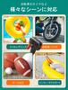 Bicycle air French compatible with British and American valves exclusive Compact air also for popular and for electric needles and swim Japanese