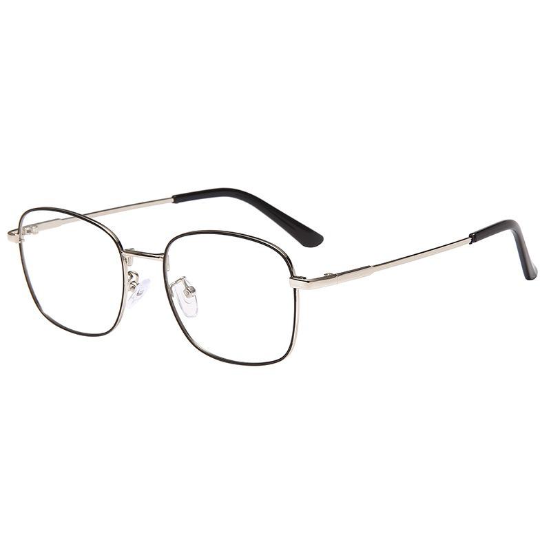 

2025 Ultralight Korean-Style Photochromic Metal Glasses, Anti-Blue Light, Unisex Retro Design with Large Frame.