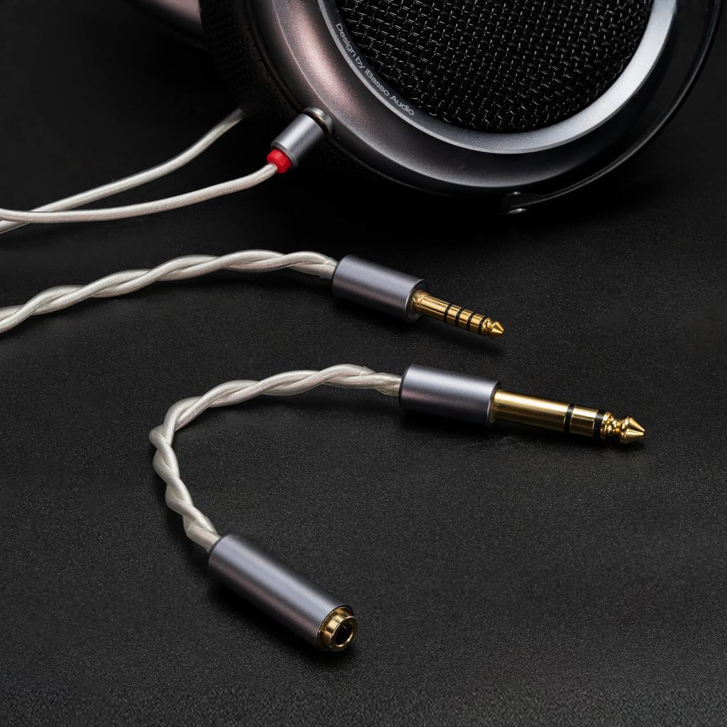 iBasso Audio SR3 Open Dynamic Headphones with Hi-Res 3.5mm and 4.4mm-6.35mm Adapter for Over-Ear Headphones