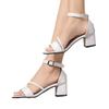 Fashion Women's Buckle Sandals Summer High-heeled Women's Luxury Sandals Heels Women Luxury Sandals Women Designers 2025